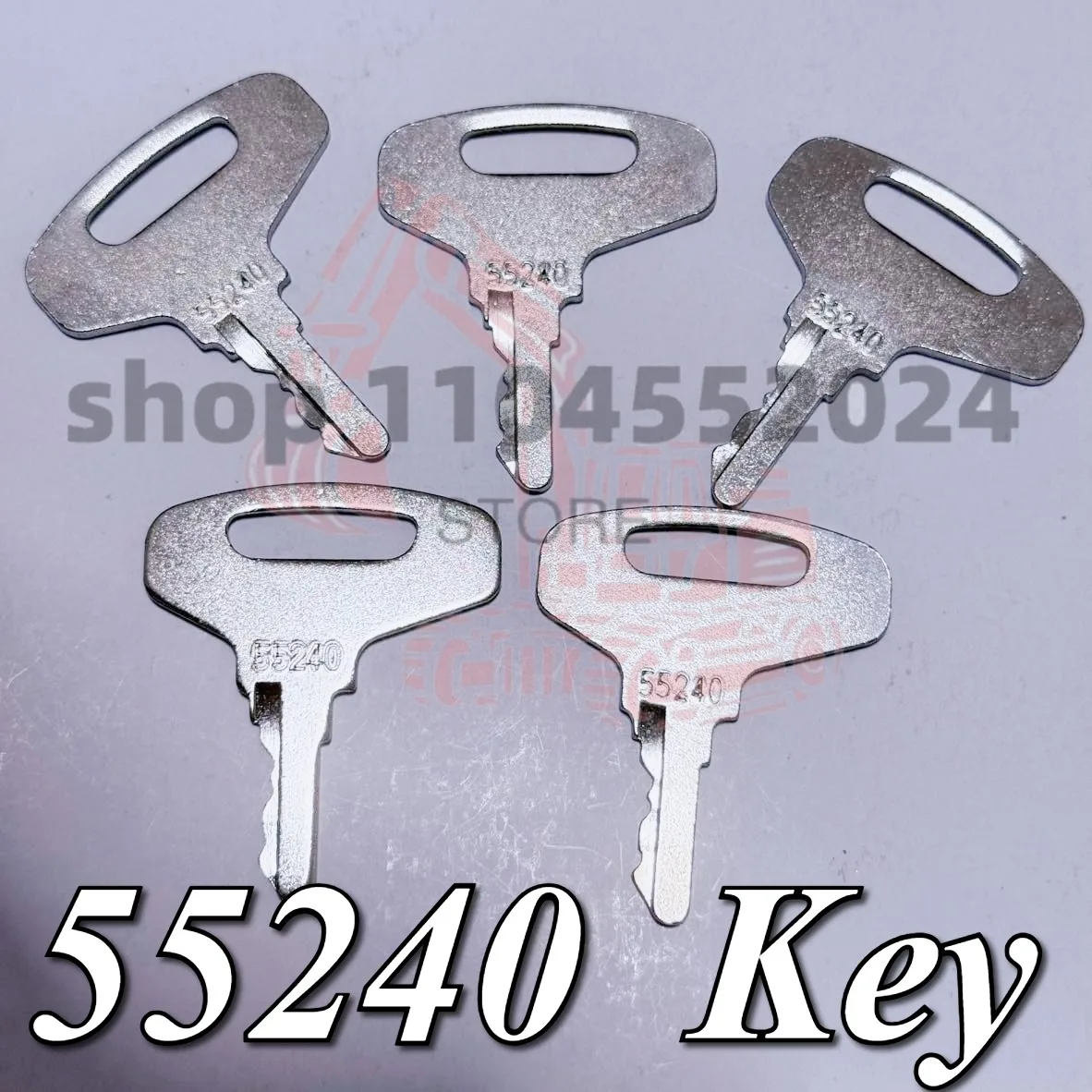 

10/4/2PCS 55240 66711-55240 66711-55140 Ignition Key For Kubota Tractor B20 B5100 B6100 B6200 B7100 B7200 B8200 B9200