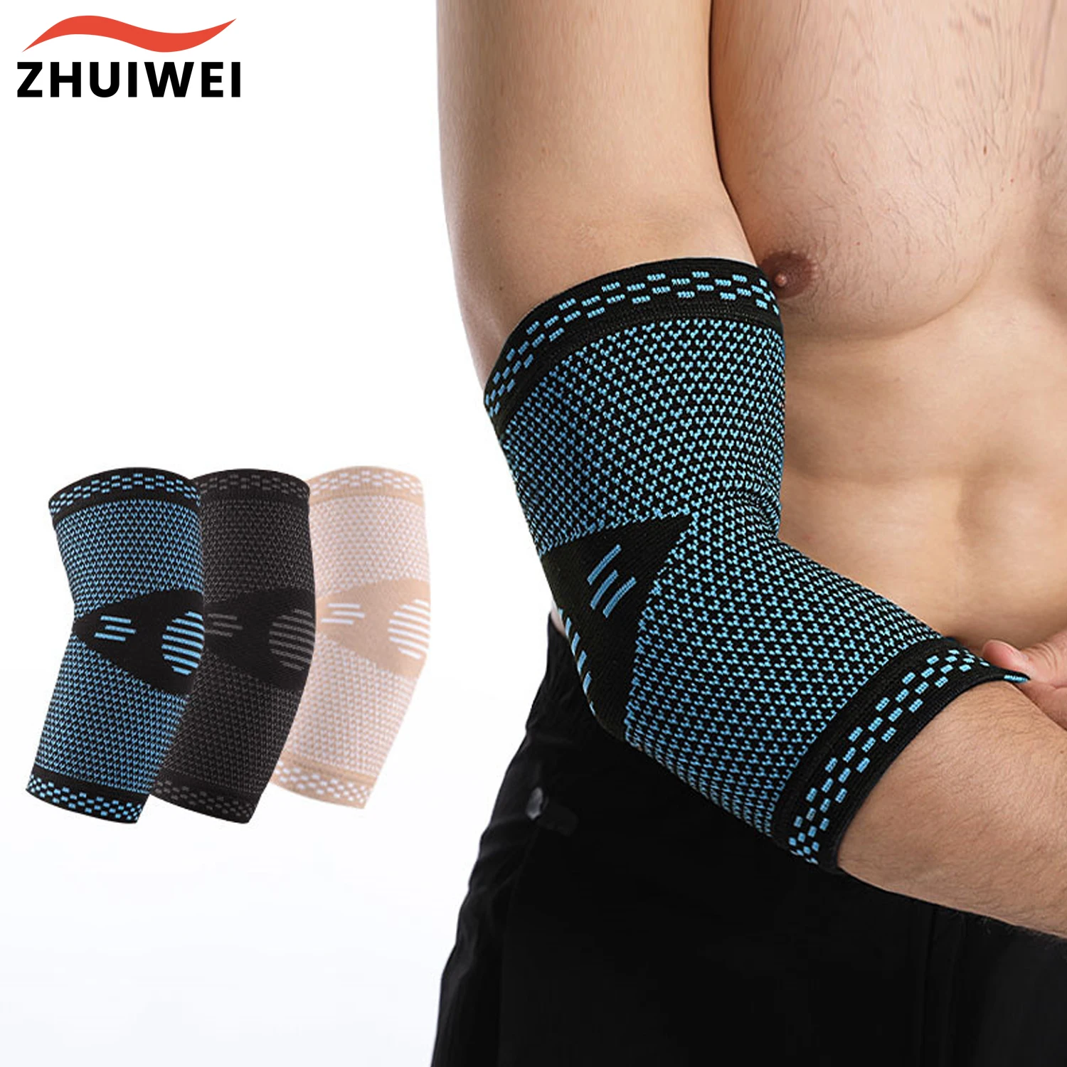 

1 Pcs Elbow Brace Compression Support Elbow Sleeve Pad for Tendonitis Tennis Basketball Volleyball Elbow Protector Reduce Pain