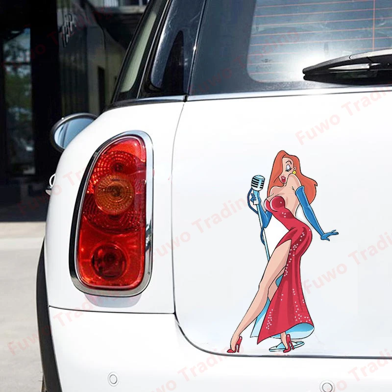 Fashionable Car Stickers Jessica Rabbit Sticker Vinyl Decal Car Styling DIY Motorcycle Auto Decorative Accessories