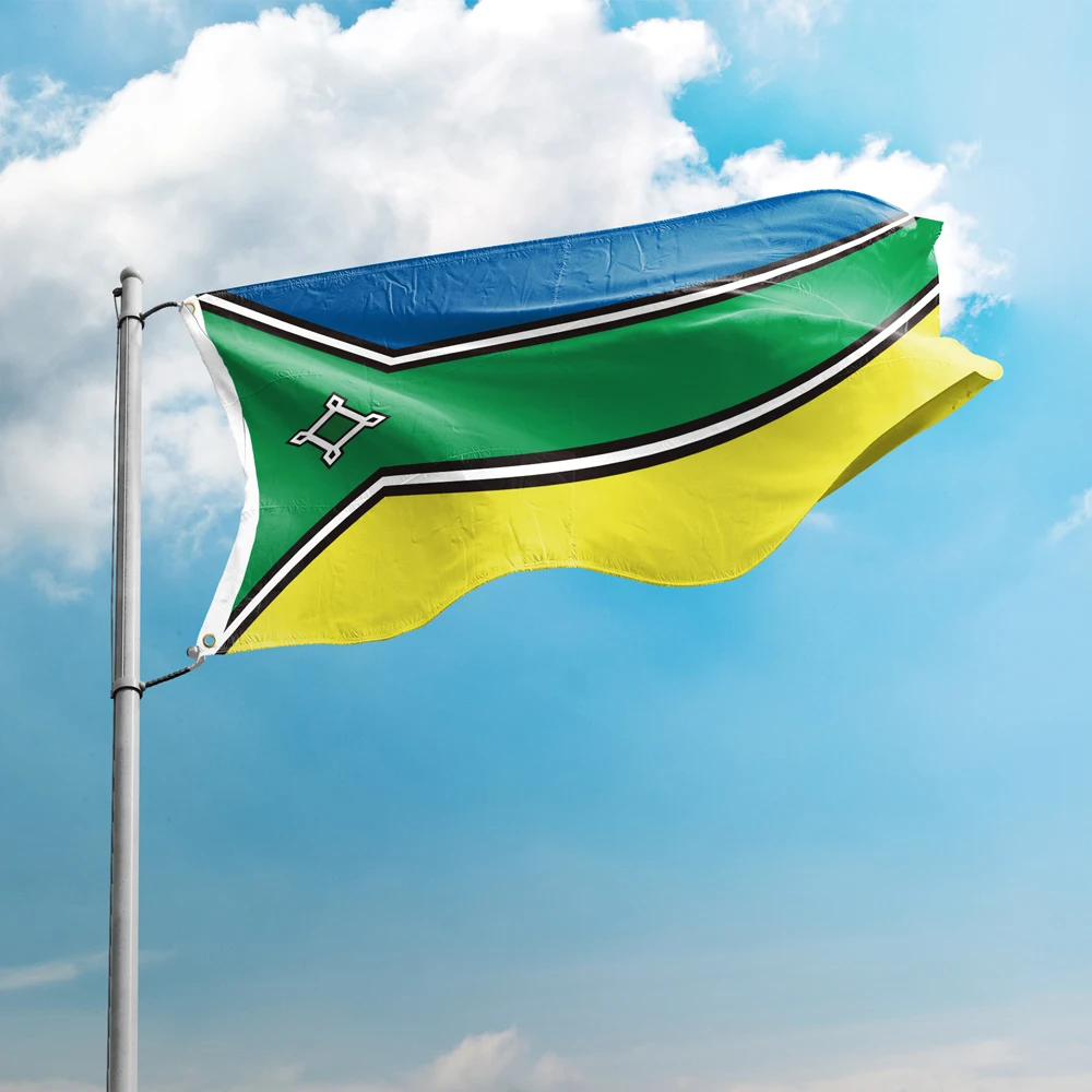 Flag Of Amapa 3*5 FT 90*150CM Brazil State Flags Design Custom Outdoor Decor Banners  Polyester UV Resistance Double Stitched