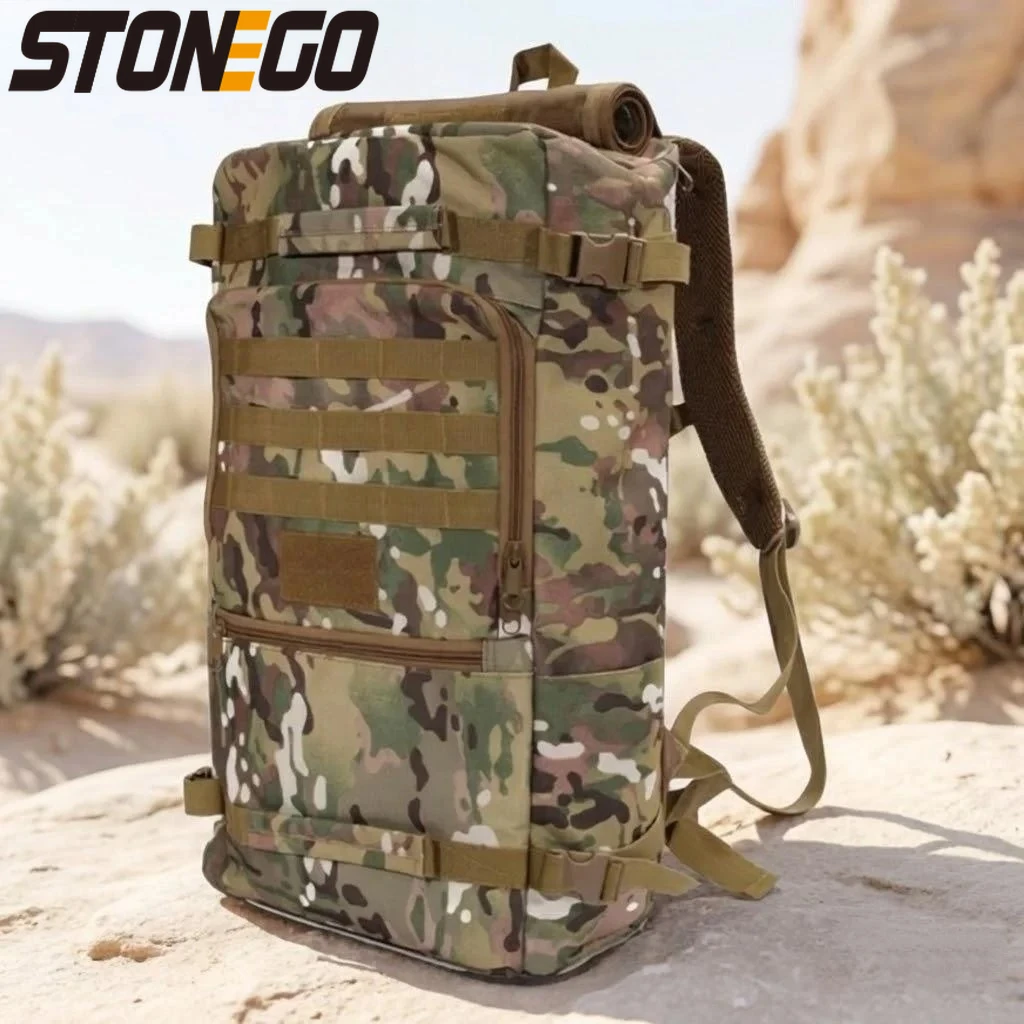 Mochila Táctica Militar de 50L, Mochila de Senderismo, Mochila de Campamento, Mochila de Trekking para Viajes y Aventuras