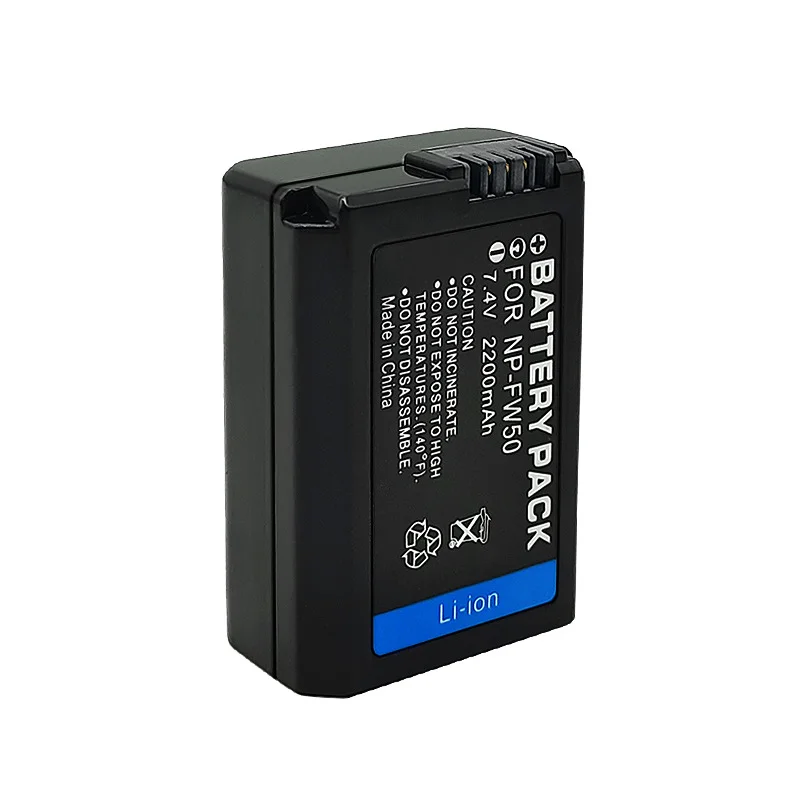 NP-FW50 NP FW50 2200mAh Battery+LED USB Dual Charger for Sony A6400 A6000 A6300 A7 A7II A7RII A7SII A7S A7S2 A7R Camera