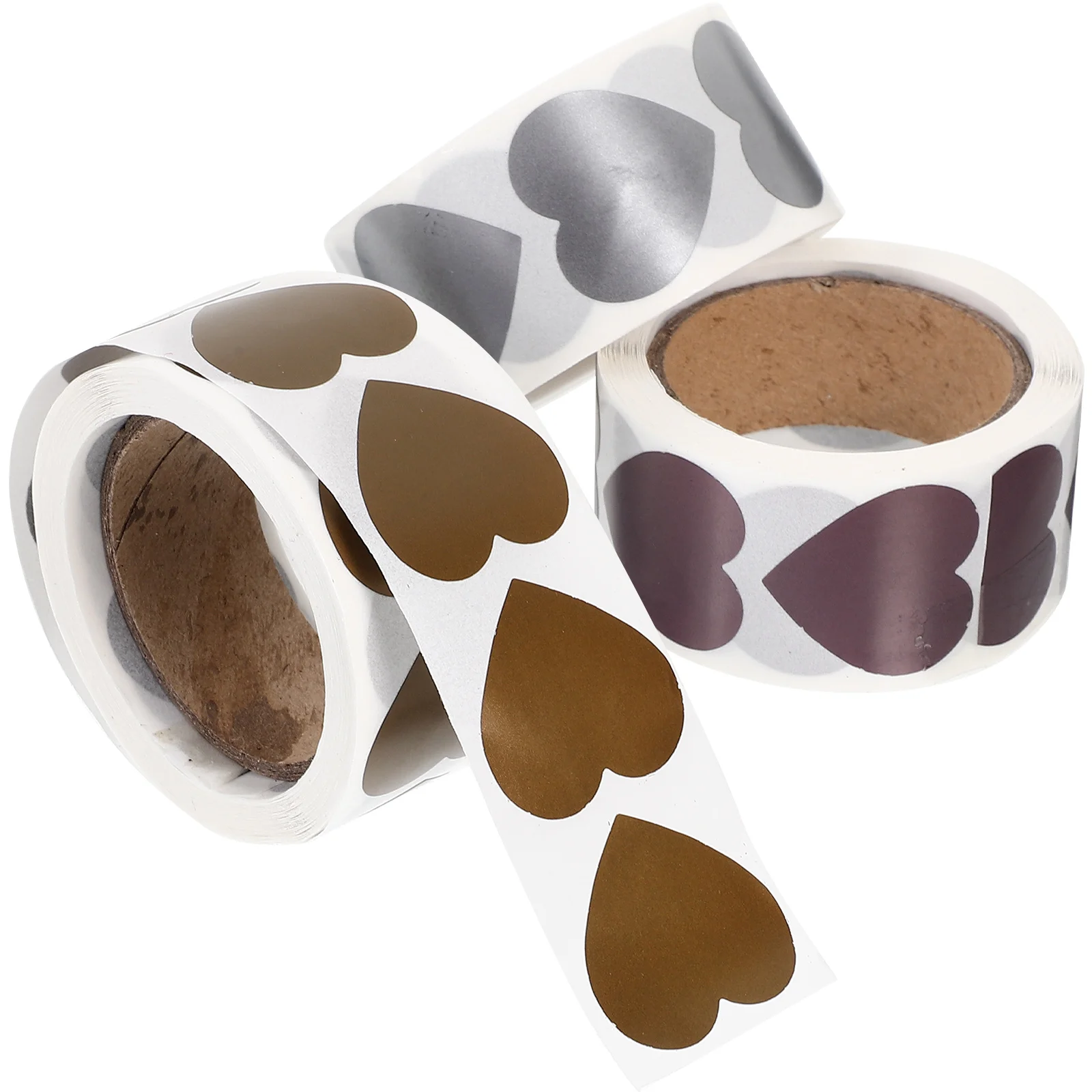 900pcs Heart Shaped Scratch Off Stickers Labels Sticker for Party Banquet (Random Color) scratch-off lable sticker