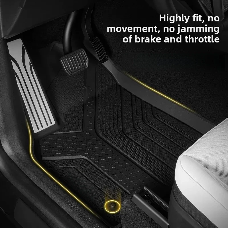 High Quality Hot Sale Full Set Premium TPE Car Floor Mats OEM Custom Compatible With Most Vehicles Fast Shipping