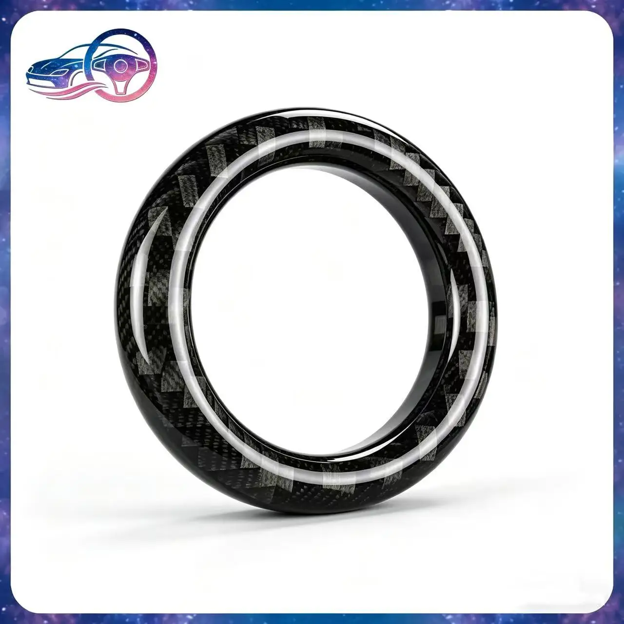 

Carbon Fiber Engine Start Button Ring for Mercedes W203 W204 W212 C E Class GLA CLA GLC SLK Ignition Switch Cover Trim Sticker