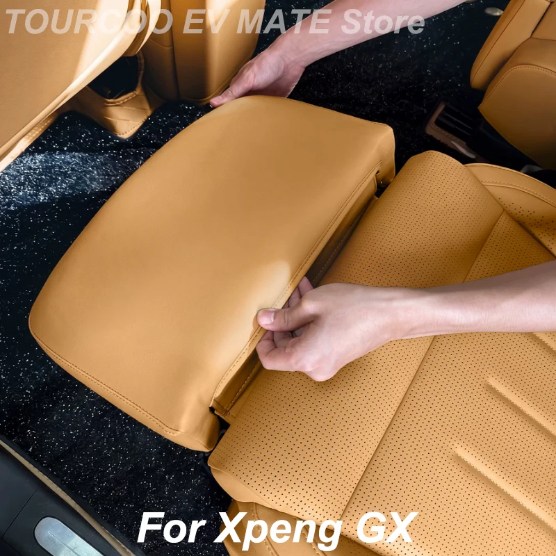 For Xpeng GX 2026 Front Second Row Seats Leg Cushion Support Cover Auto Modified Accessories