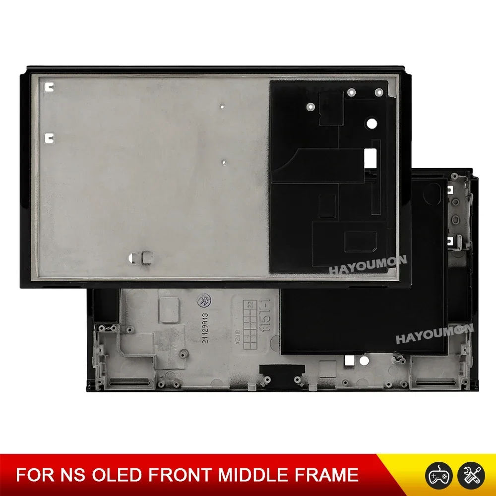 Replacement Game Console Front Frame Middle Metal Cover for 