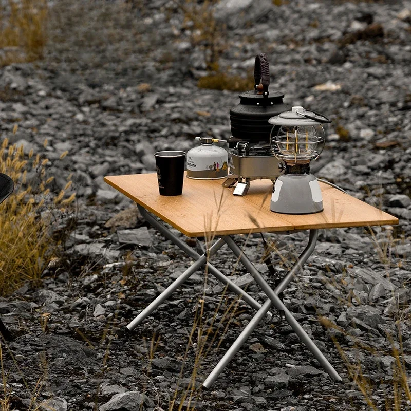 مجموعة طاولة وكرسي للتخييم في الهواء الطلق من ماونتن جيست، طاولة قابلة للطي للتخييم والنزهات #2
