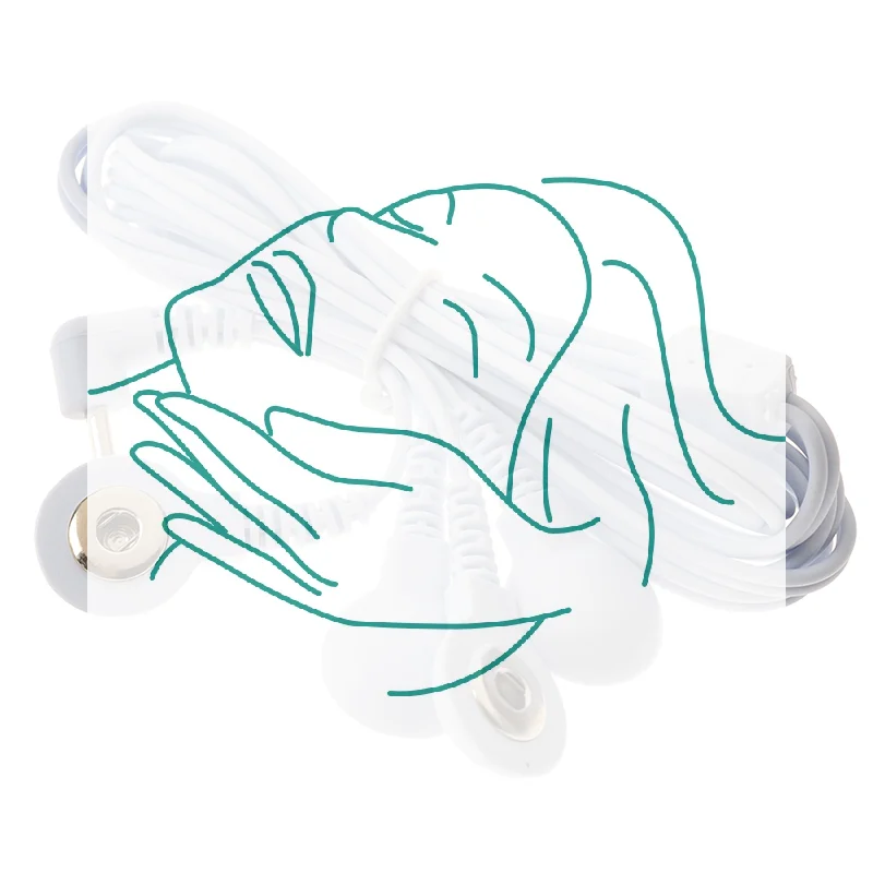 

1 шт. 4-контактные электродные накладки для TENS-аппарата, соединительные кабели для массажных приборов