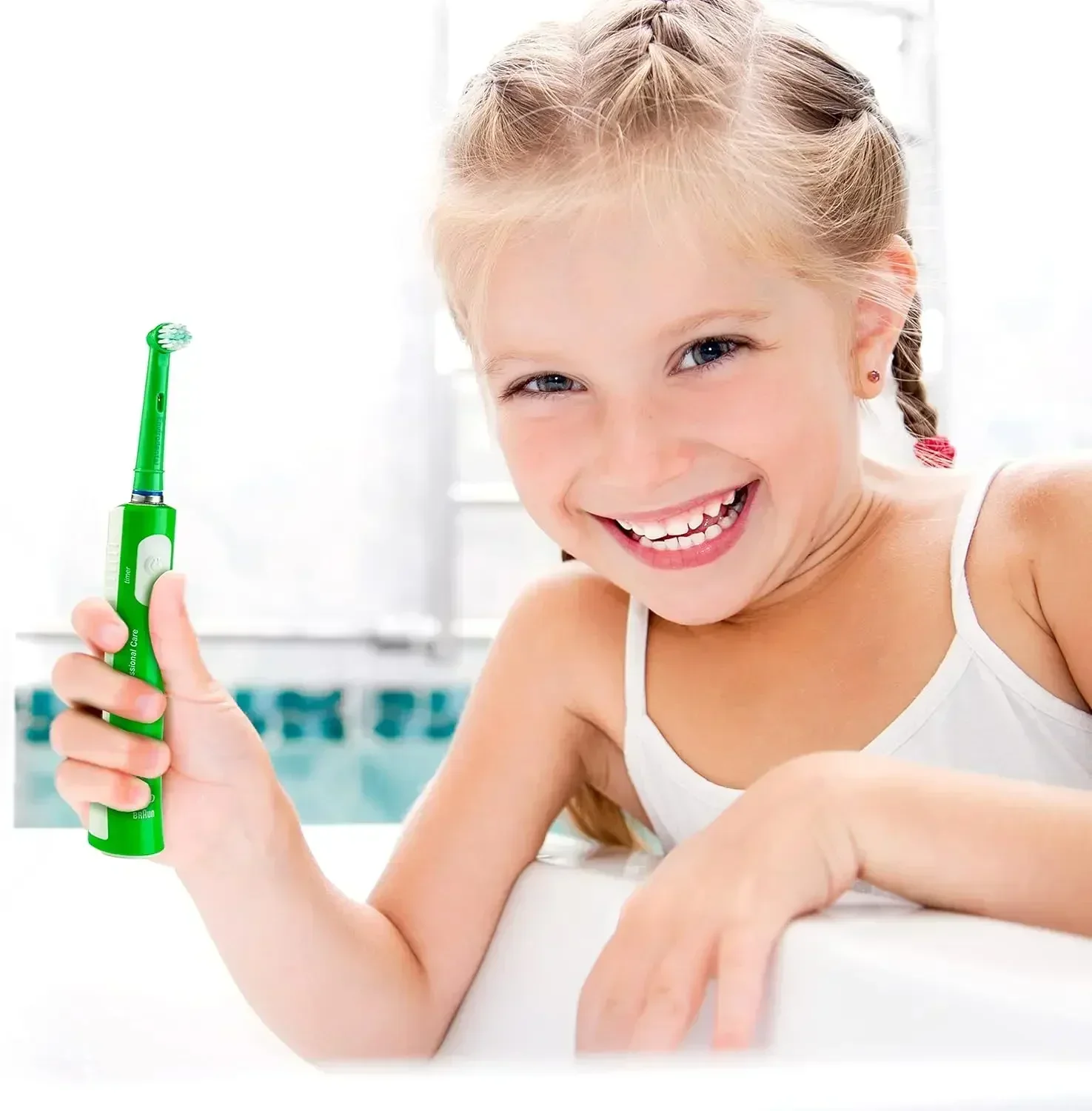 교체용 어린이 칫솔 헤드, 구강 B EB-10A 프로 헬스 단계 전동 칫솔 구강 관리용, 4 개, 8 개, 12 개, 16 개, 20 개