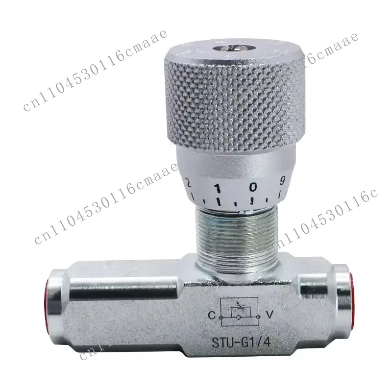One-way throttle valve G1/4 cylinder speed control valve, flow control valve engineering vehicle accessories