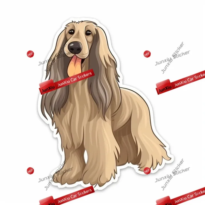Afghan Hound Dog Decal Sticker Flag Afg Afghan Special Operations JTF Afghanistan 3 U.S. Army STICKER Vinyl Die-Cut Stickers PVC - view 3