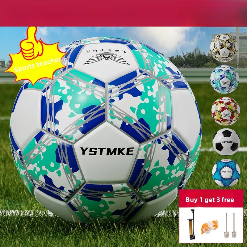 Bolas de futebol de alta qualidade tamanho oficial 5 material do plutônio sem costura equipe jogo ao ar livre treinamento de futebol ballon de pé