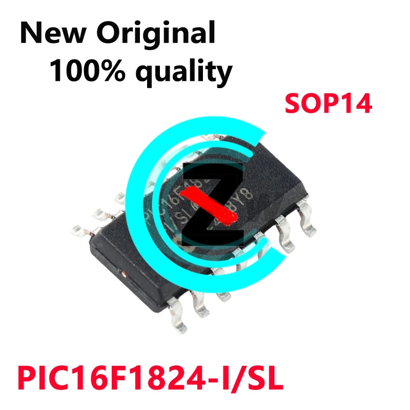 5~10/PCS New Original PIC16F1824 PIC16F1824-I/SL SOP14 8-bit microcontroller chip In Stock