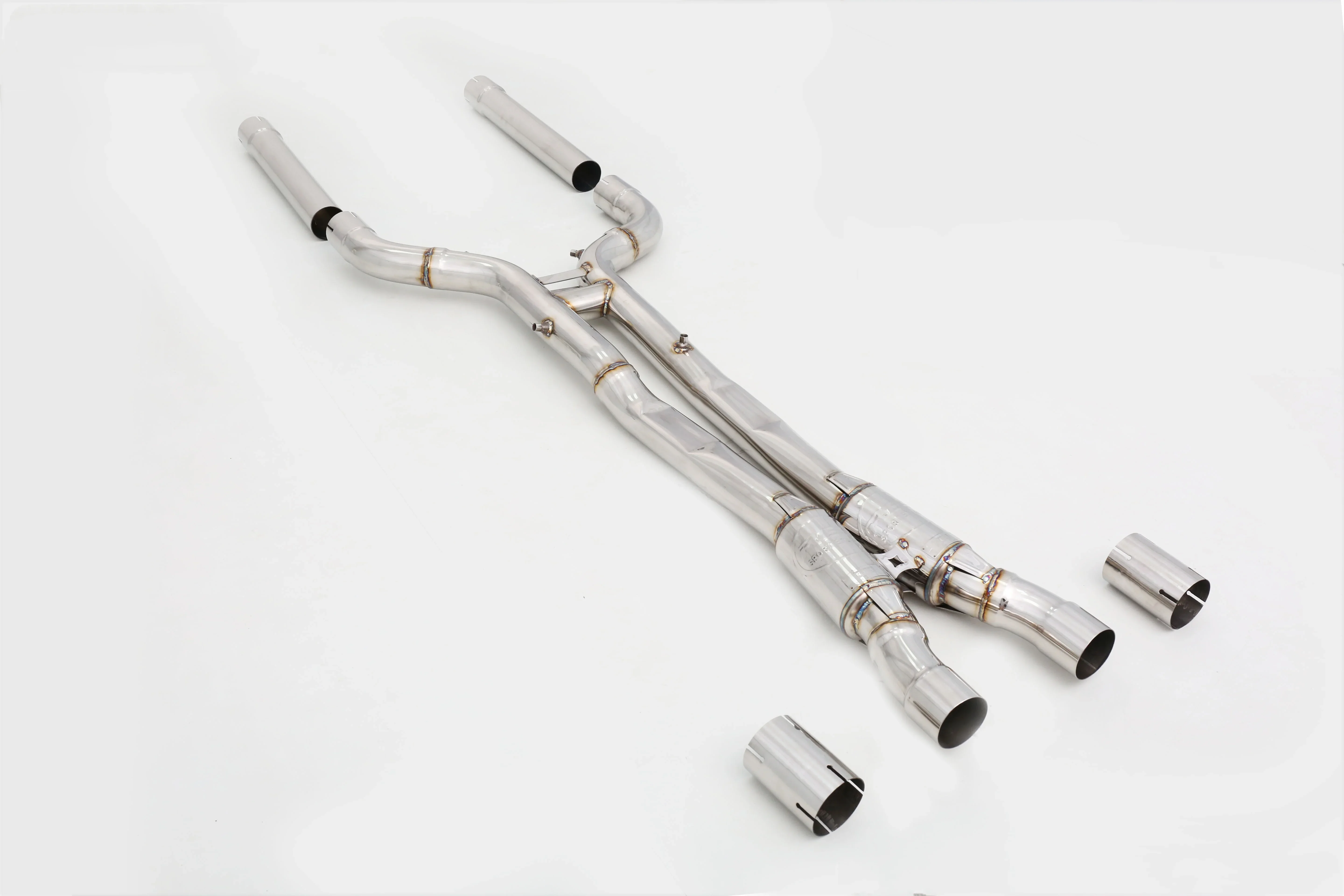Factory Customization for M5 F90 4.4T 304 Stainless Steel Mirror Polished 1.5mm Thick OPF Midpipe Exhaust Pipe