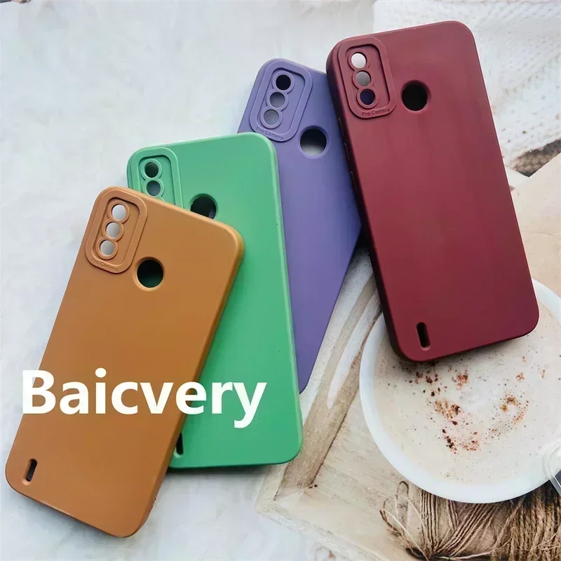 Capa para tecno spark 6 go capa tpu macia capa traseira de telefone para tecno spark 7 8p 8 pro 8t