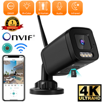 8MP 4K IP Camera  Outdoor  WiFi Security Camera Wireless Video Surveillance Wi Fi Bullet CCTV 2MP HD Camara  CamHipro CamHi Cam