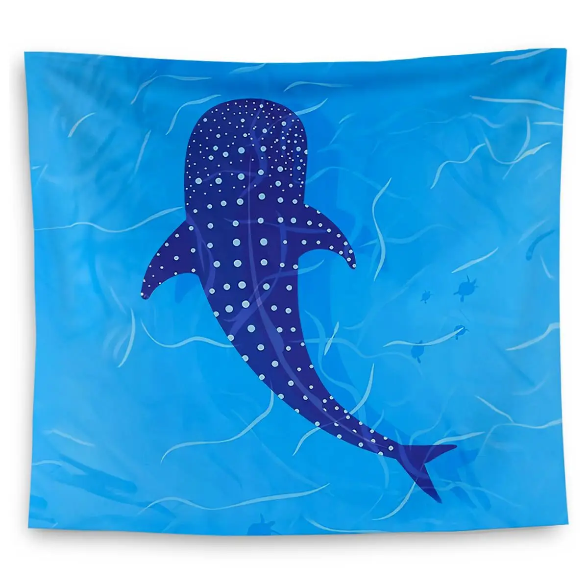 Coastal, marine, beach, shark enthusiasts Home decoration wall hanging fabric for family rooms bedrooms background friend's gift