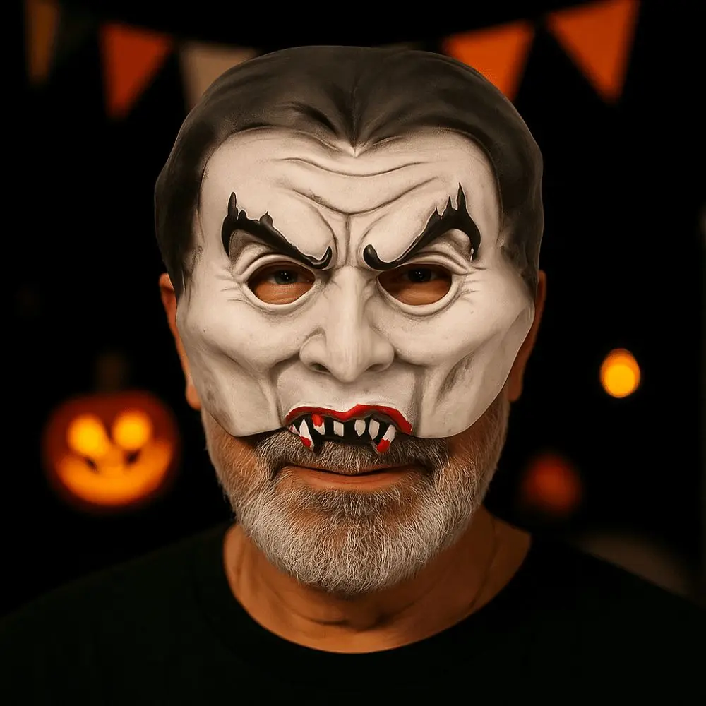 

Scary Halloween Cosplay Mask Realistic Breathable Haunted House Props Latex Material Soft Halloween Headgear Holiday Celebration