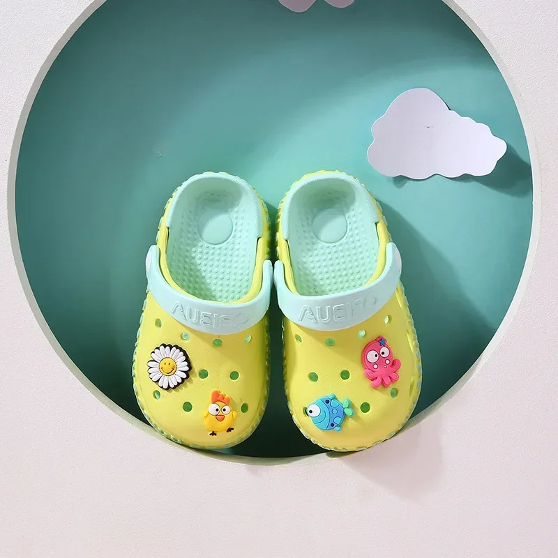 Cute Non-slip girls sandals garden shoes cartoon child baby sandals summer kids slippers high quality beach kids sandals