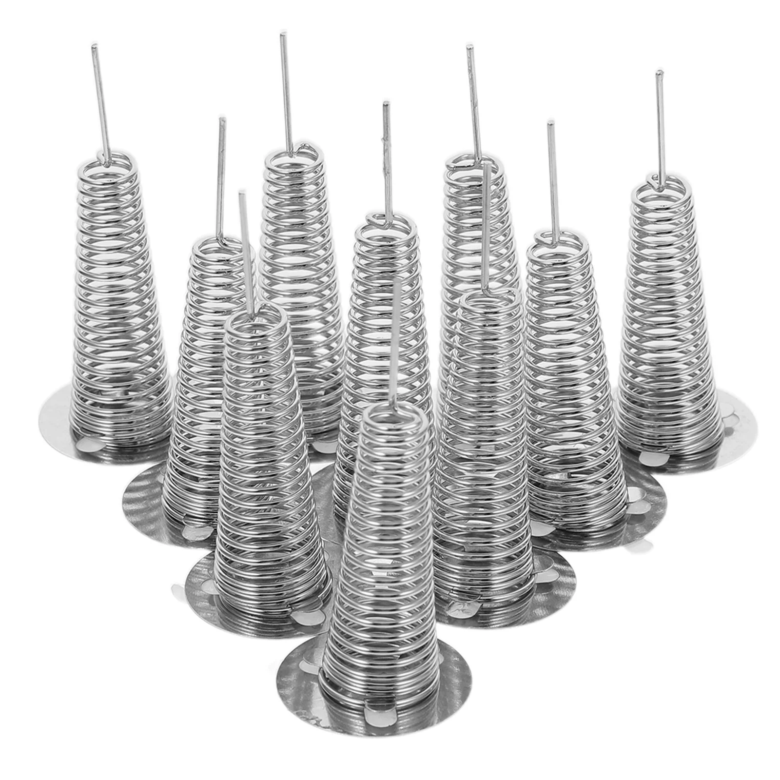 

10pcs Spring Base For Head Car Dashboard Metal Wobble Shaking Base Diy Bobblehead Durable Mounting Easy Install Rocking Decor