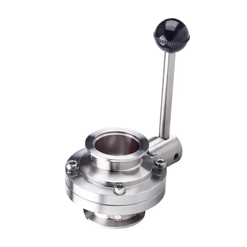 

SS304 Нержавеющая сталь KF25 KF40 KF50 Вакуумный дроссельный клапан Ручной тип Силиконовое уплотнение