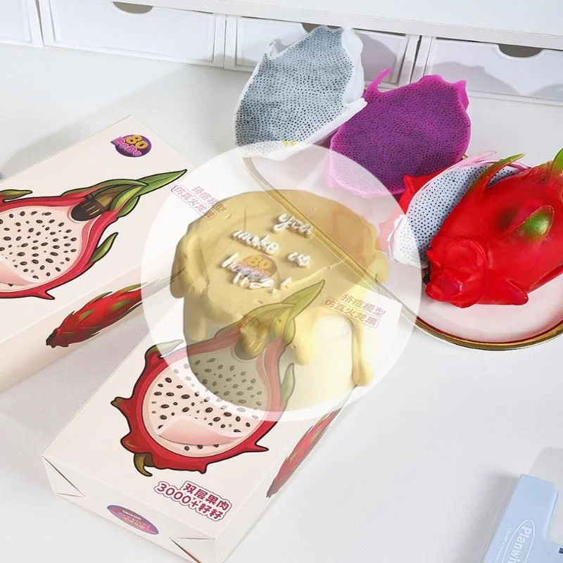 1 pièce Jouet anti-stress ASMR à presser les boutons, modèle de tête de fraise à gros nez, pour soulager le stress et l'anxiété