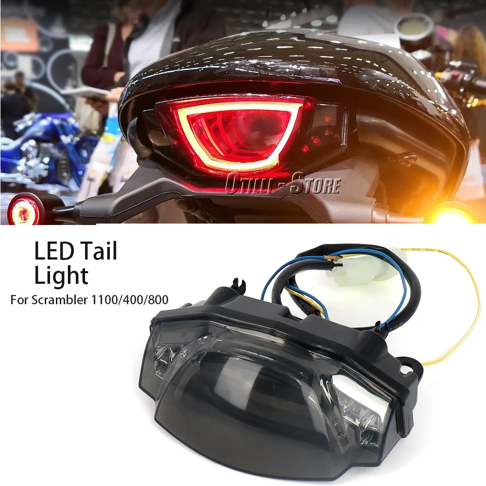 

For Ducati Scrambler 400 800 SCRAMBLER 1100 Brand New Motorcycle Accessories Turn Signals Rear LED Brake Tail Light