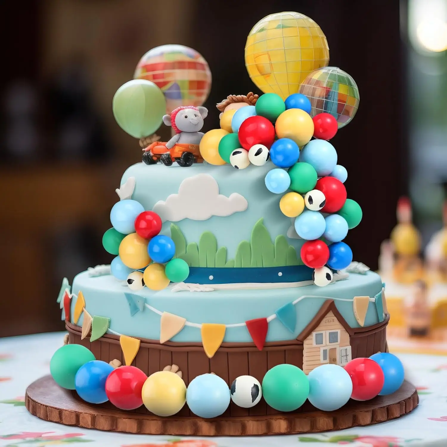 108-teilige Kugeln, Kuchendeckel, Luftballons, Cupcake-Topper, DIY-Luftballons, Cupcake-Topper für Hochzeit, Weihnachten, Jahrestag, Geburtstag – Detail 22