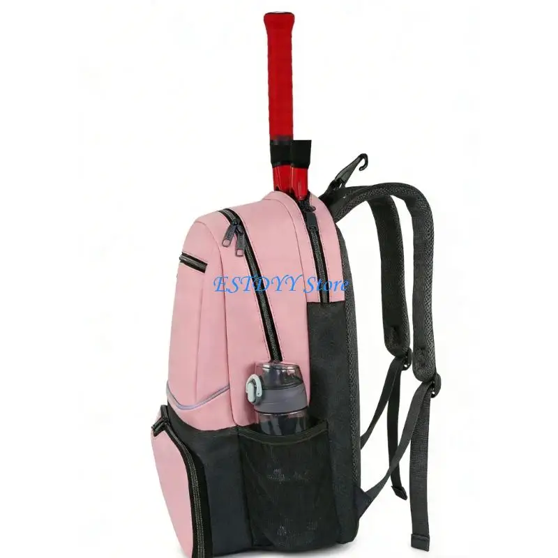 G6DE Tennis Backpack Outdoor Sports Tennis Racket Bag Portable Racquet Carrying Bag