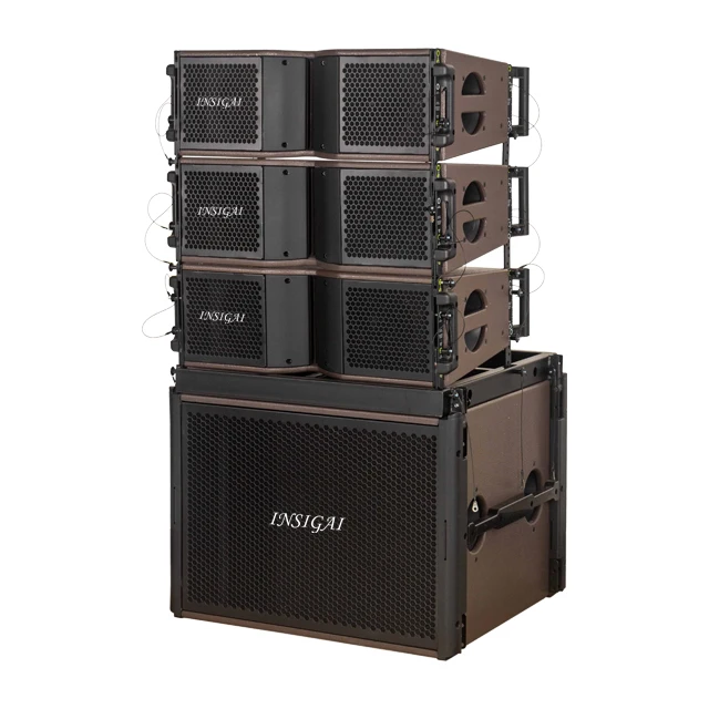 KR8018 18 Inch 700W Professional Line Array Speakers Neodymium Magnetic Subwoofer Passive Active Line Array Speaker System
