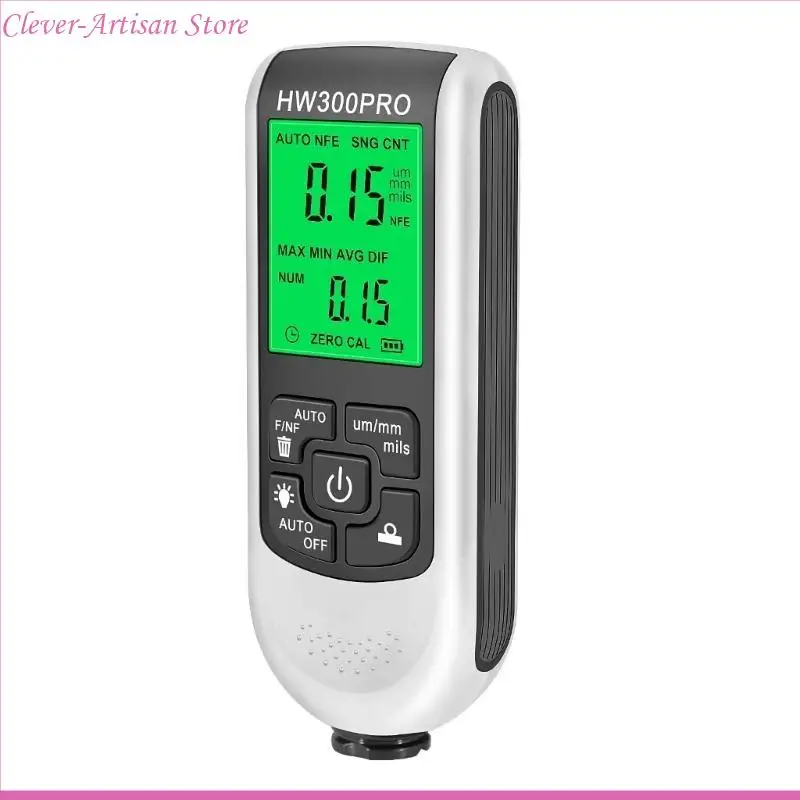 E06B Digital LCD Medidor espessura do carro do carro Testador revestimento Medidor espessura revestimento