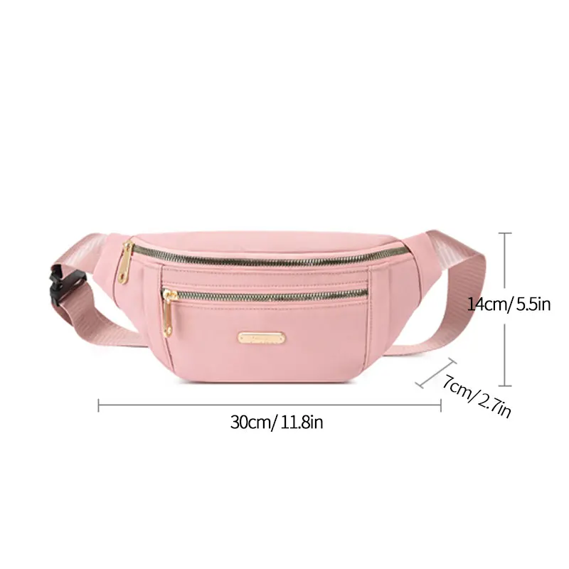 Fashion Tide Cool Fanny Pack Outdoor Leisure Travel Riding Crossbody Bag Wielofunkcyjna torba na ramię o dużej pojemności