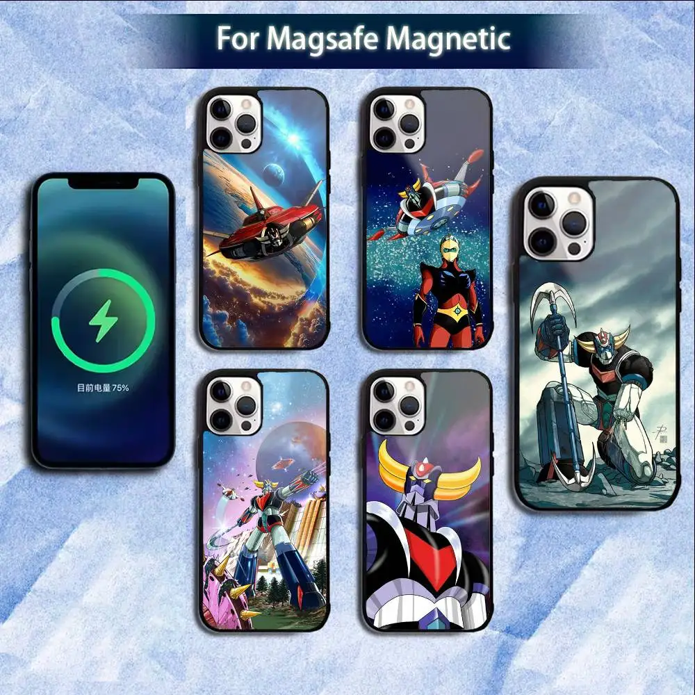 

UFO Robot G-Goldorak Phone Case For iPhone 16e,16,15,14,13,12,11,Plus,Pro,Max,Mini Magsafe Magnetic Wireless Charging