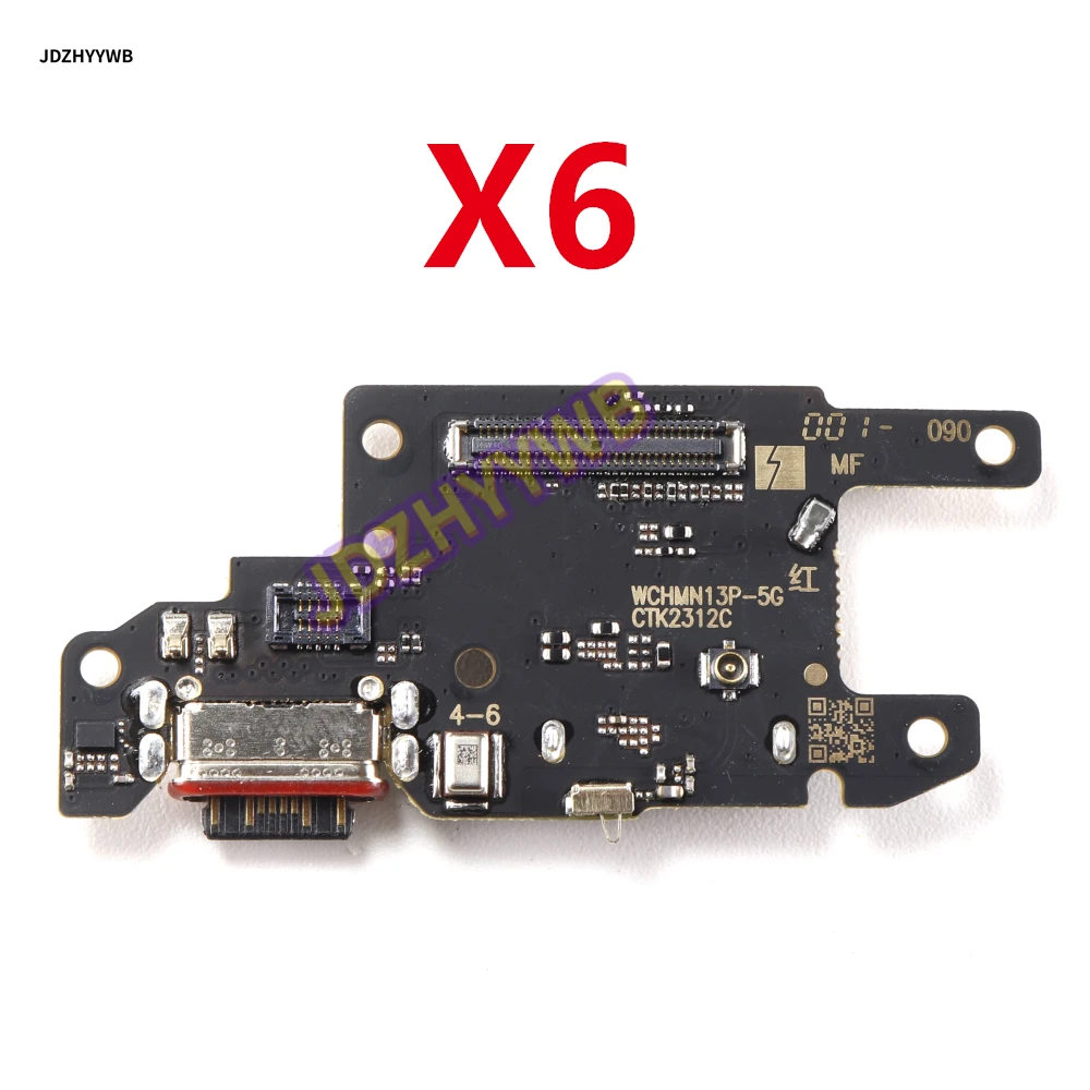 USB Charging Port Dock Plug Connector Charger Board For Xiaomi Poco X6 Pro 5G X6Pro