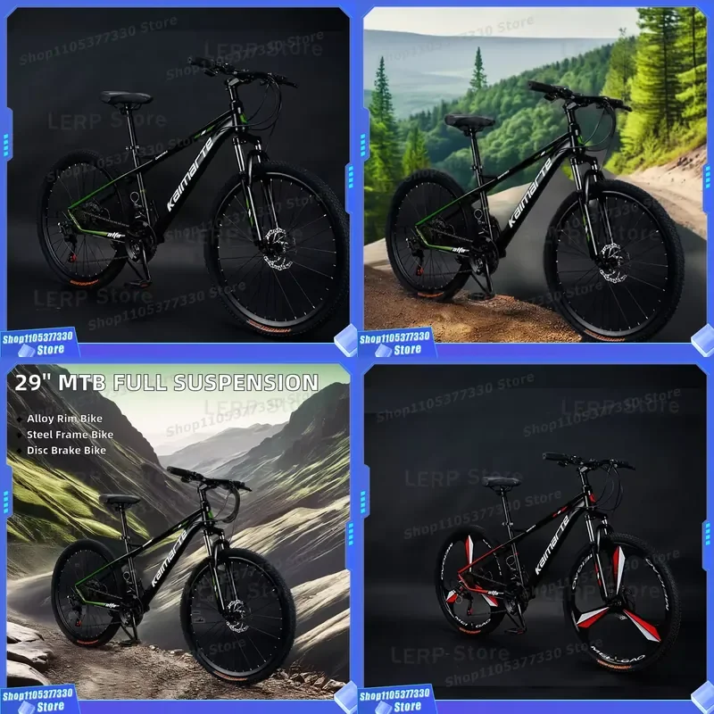 29 Full Suspension Bicycle Mountain Bike/Velo MTB Road Cycling Biikleta Cycle Sepeda Mountain Bisiklet Montana Bicicleta De