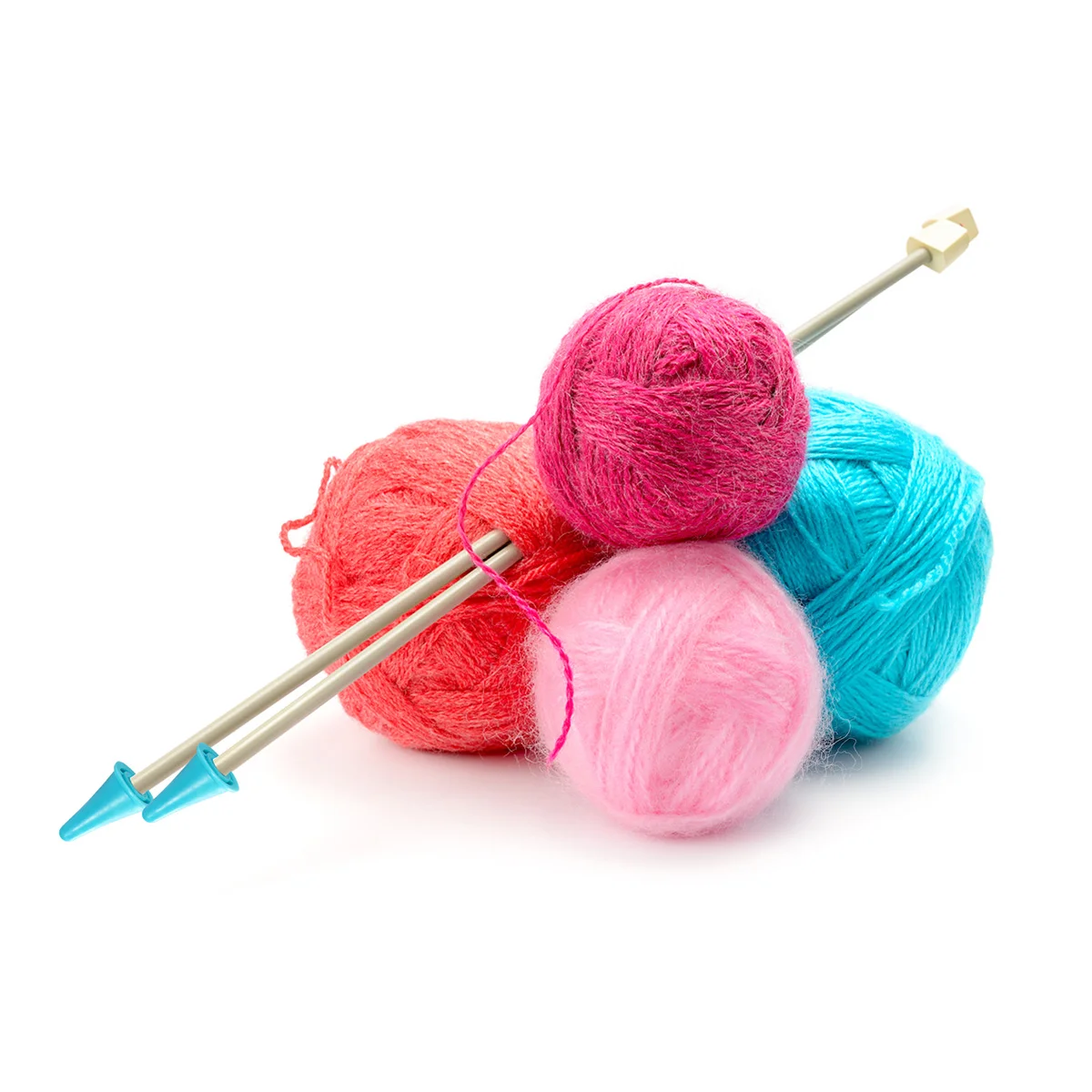 

10Pcs Knitting Needle Protective Covers Soft Touch Tip Stoppers for Craft Accessories Knitting Needle Cap