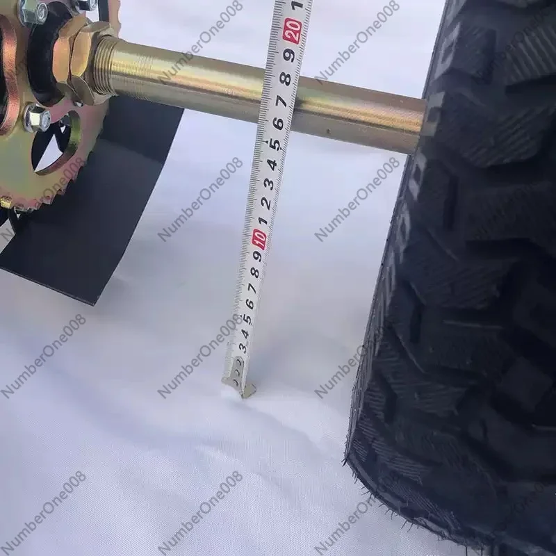 6 Inch Rear Axle Assembly for Motorcycle Trike Quad Conversion Kit, Drift Bike Go Kart ATV UTV Parts