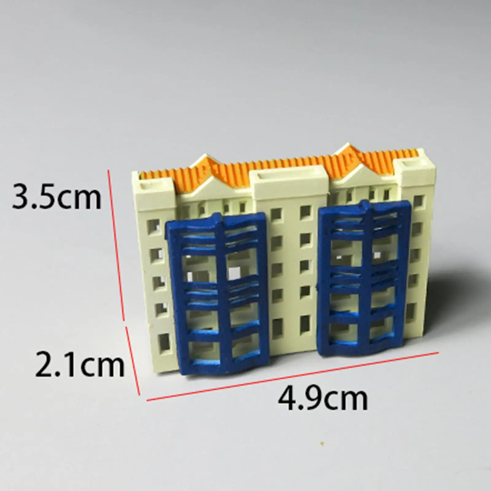 2x نموذج قطار المناظر الطبيعية الدعائم 1/500 مقياس لتقوم بها بنفسك السكك الحديدية العمارة #3