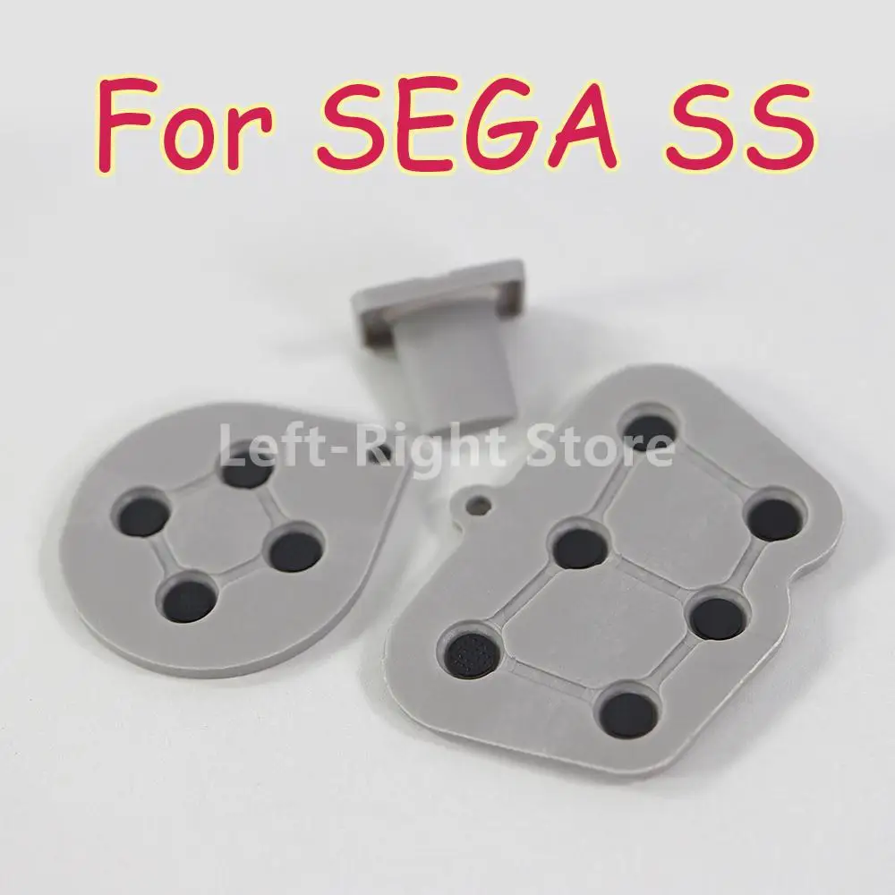 30sets Silicone Conductive Rubber Pad Button Start Key Pads Button For Sega Saturn SS Controller