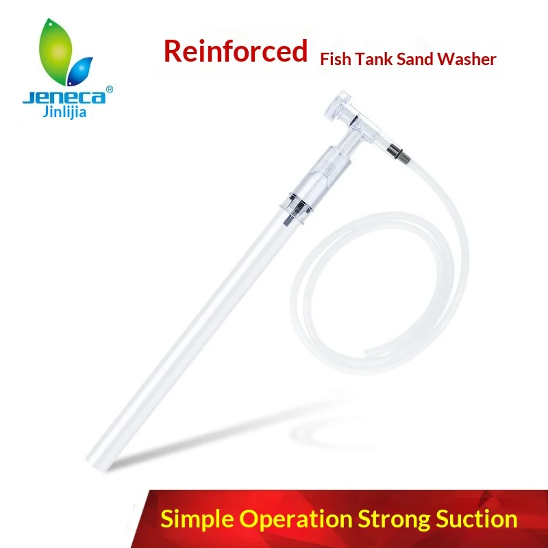 

JENECA Manual Aquarium Fish Tank Water Change Cleaning Tool Vacuum Sand Gravel Cleaner Siphon Filter Pump for Fish Tank