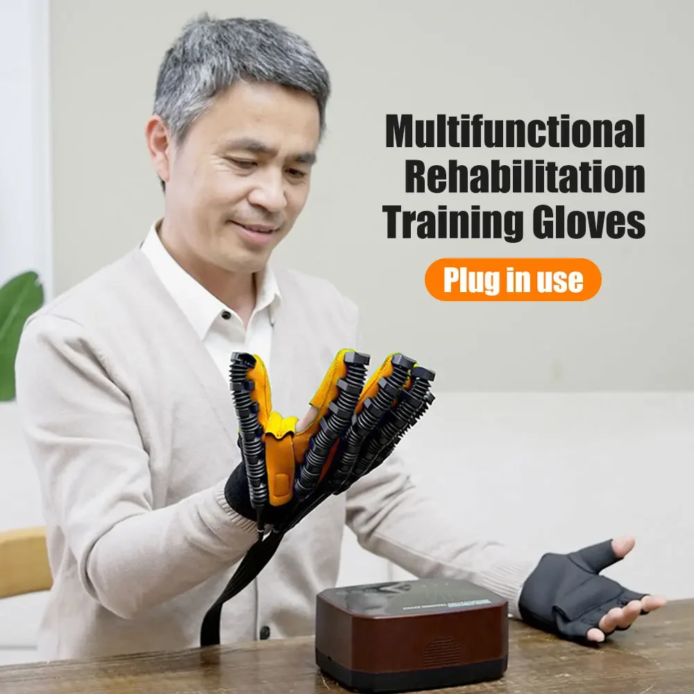 Hand Massage Glove Rehabilitation Robot Gloves Equipment for Stroke Hemiplegia Hand Function Recovery Finger Trainer Device