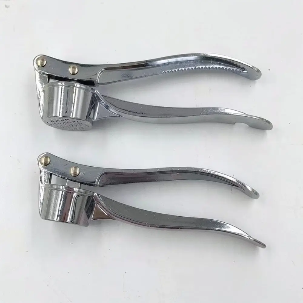 Ergonomic Manual Garlic Press Alloy Kitchen Mincer Crusher Ginger Masher Tool Efficient Garlic Squeezer Gadget
