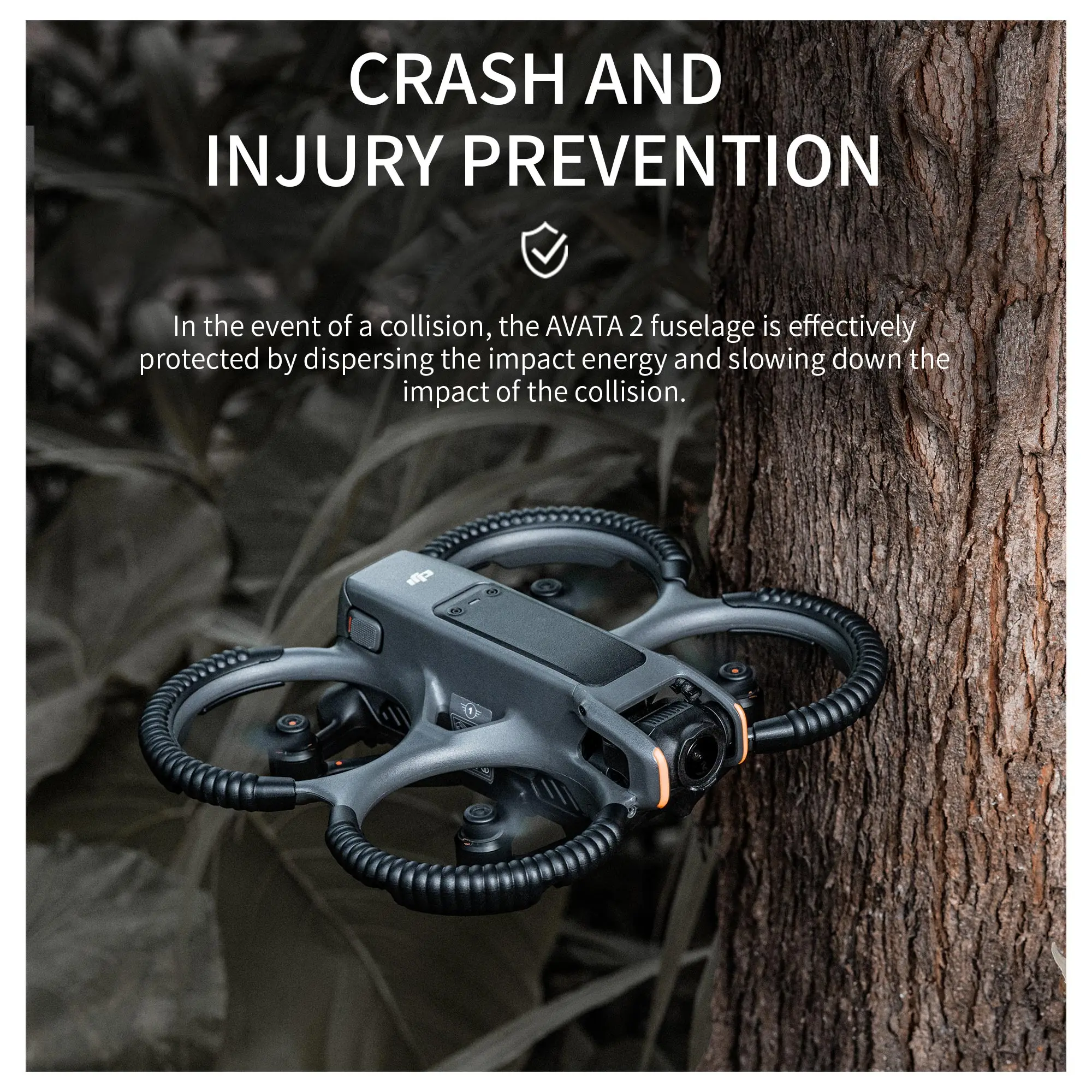 Protective Bumper Ring for DJI Avata 2 Drone Accessories Propeller Guard Anti-Collision Protectors Prop Bumper for DJI Avata 2