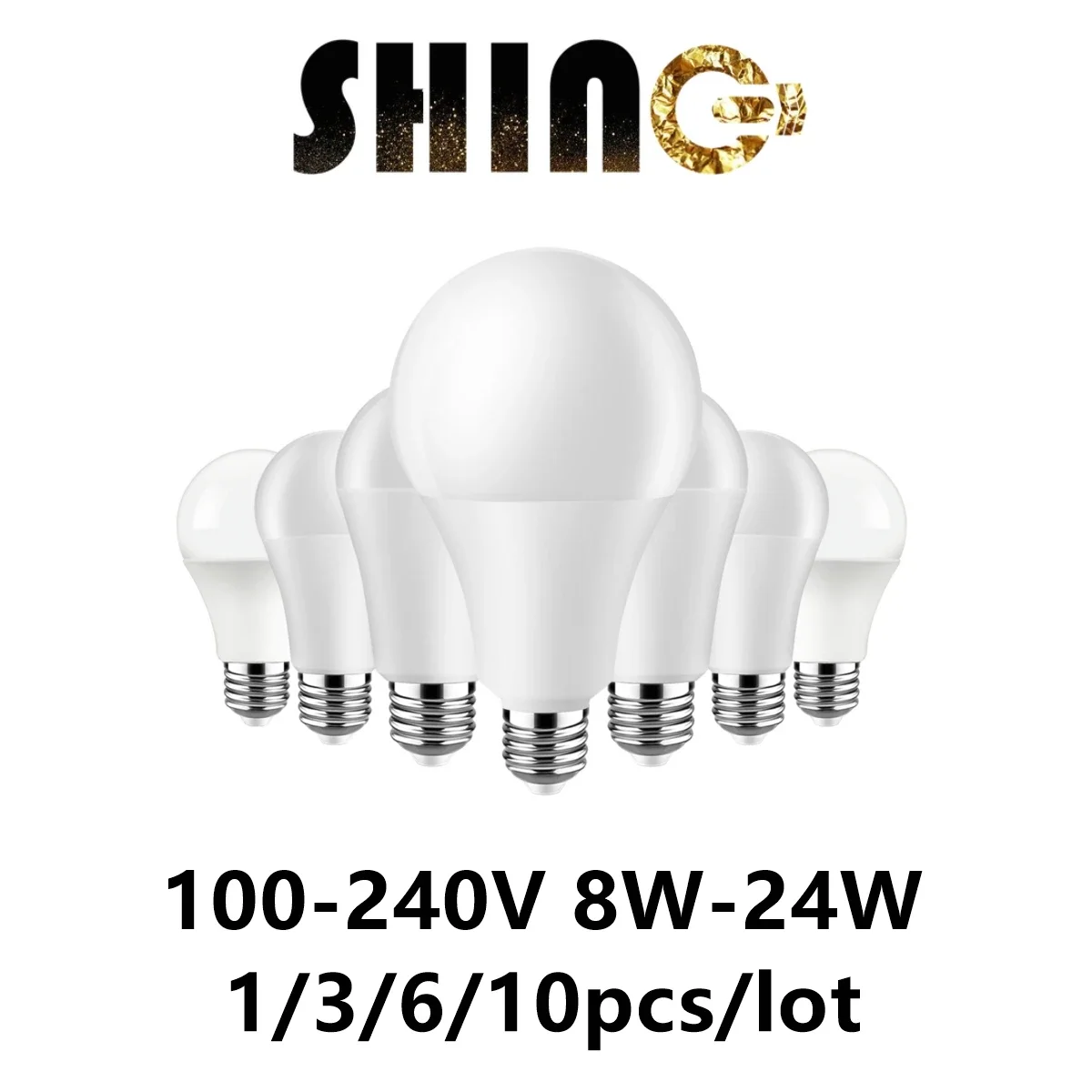 

Factory direct LED bulb full voltage 120V 220V 8W-24W E27 B22 high lumen without flicker 3000K/4000K/6000K warm white light