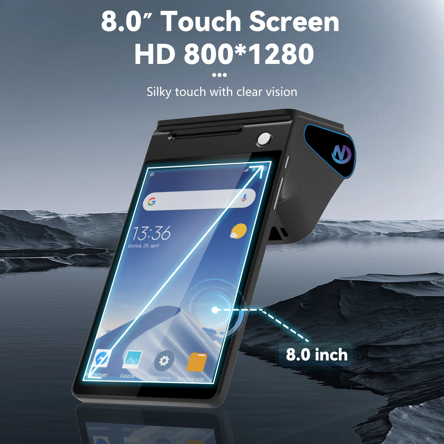 Solusi Pembayaran Seluler Mesin Kasir Android POS Epos untuk Sistem Ritel dan Inventaris RFID Z108