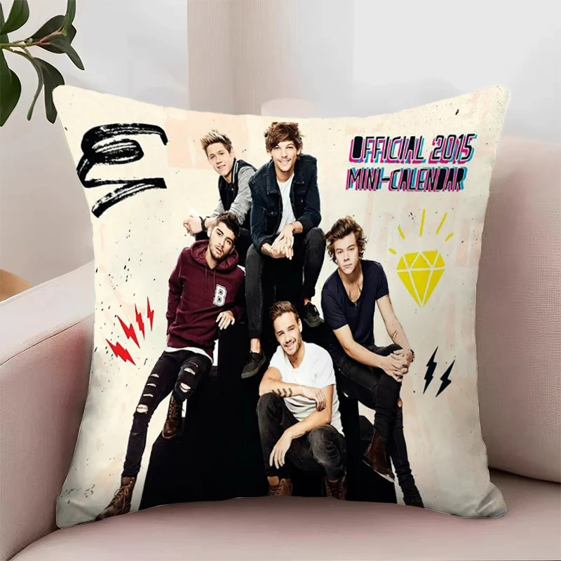 One-directionss Cushion Cover 45x45 Cushions Covers Aesthetic Room Decoration Bed Pillowcases Pillow Covers Decorative Luxury