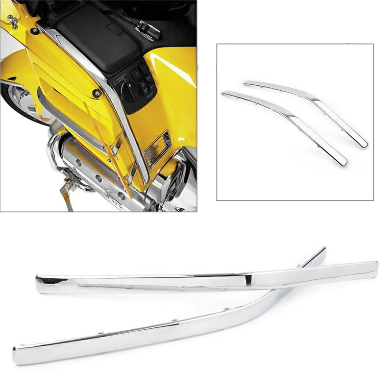 Fairing Chrome Trim Strip Side Box Trim Motorcycle Accessories for Goldwing GL1800 01-11