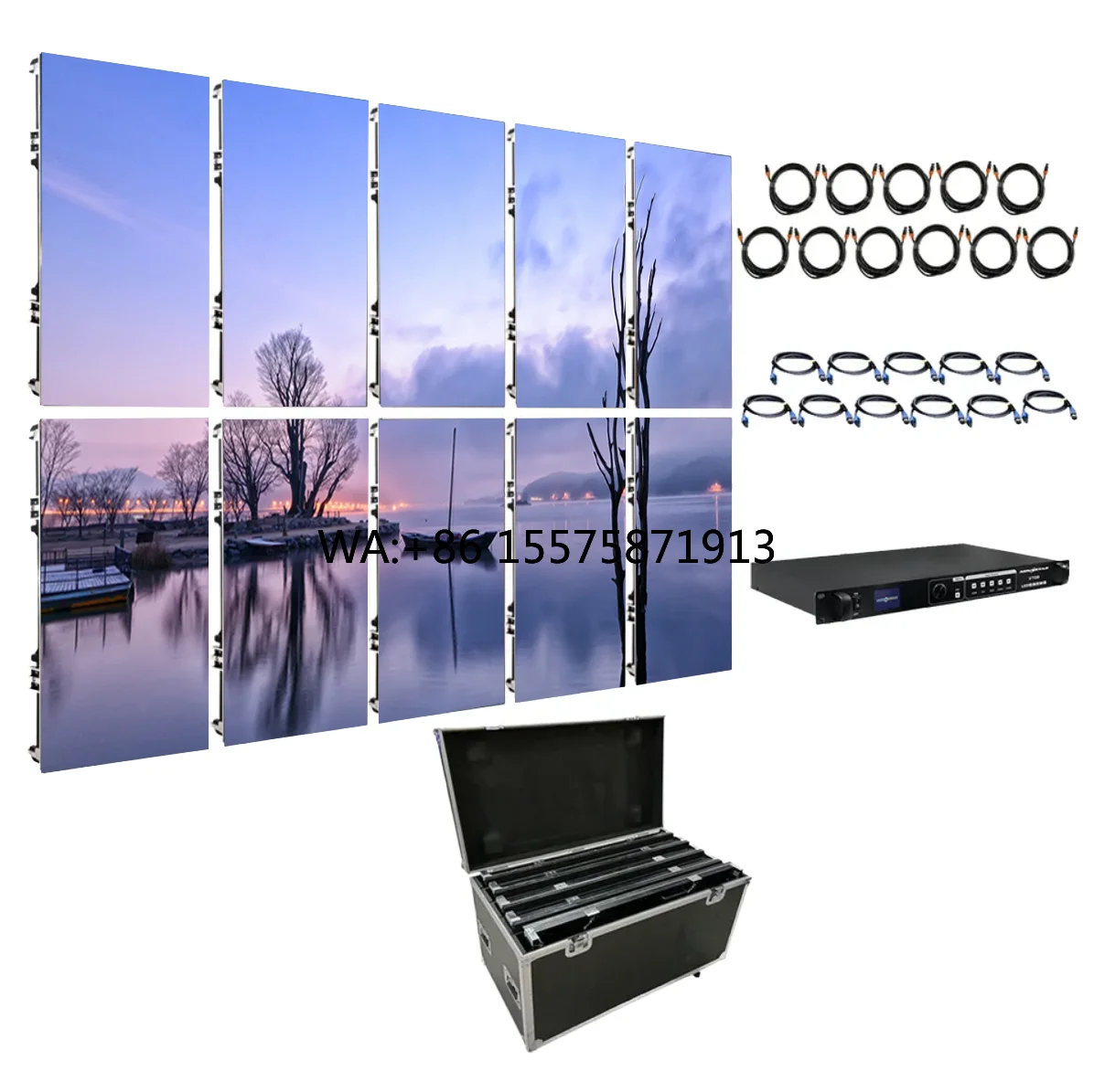Custom Full Color Waterproof Outdoor LED Wall Display for Rental Use Indoor for Retail  Video Wall Screen