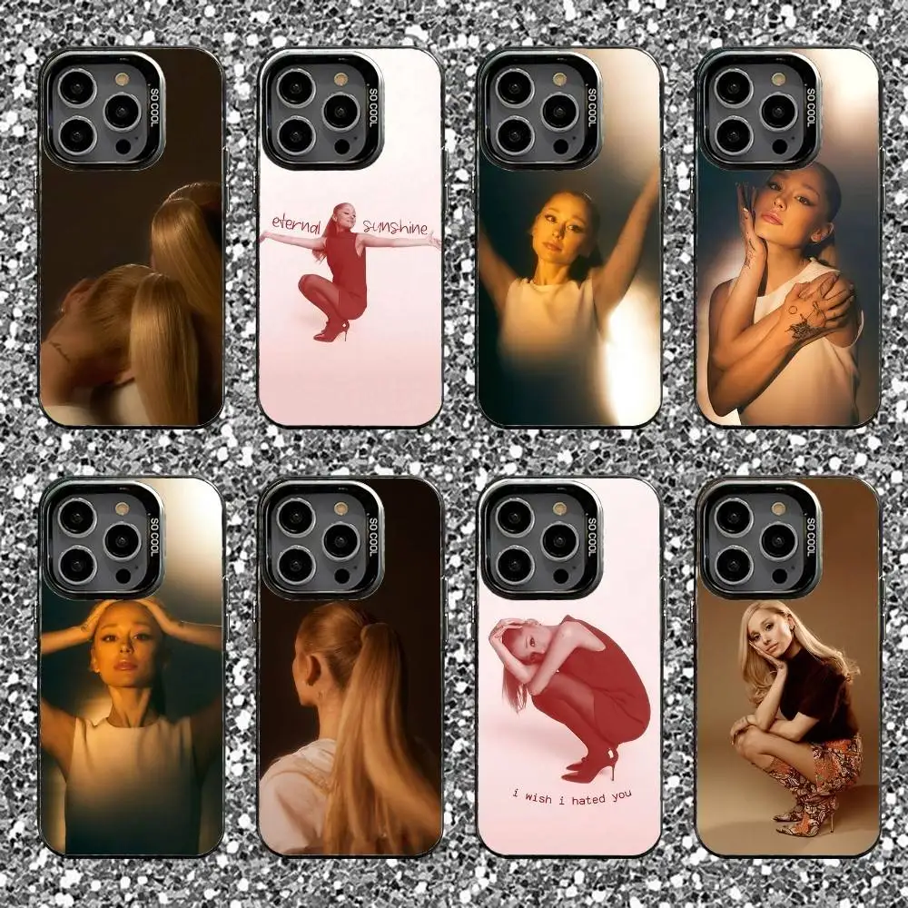 

A-ArianaS Eternal Sunshine Phone Case For iPhone 16,15,14,13,12,11,Pro,XS,Max,Plus,Mini,SE Black Candy Matte Shockproof Cover